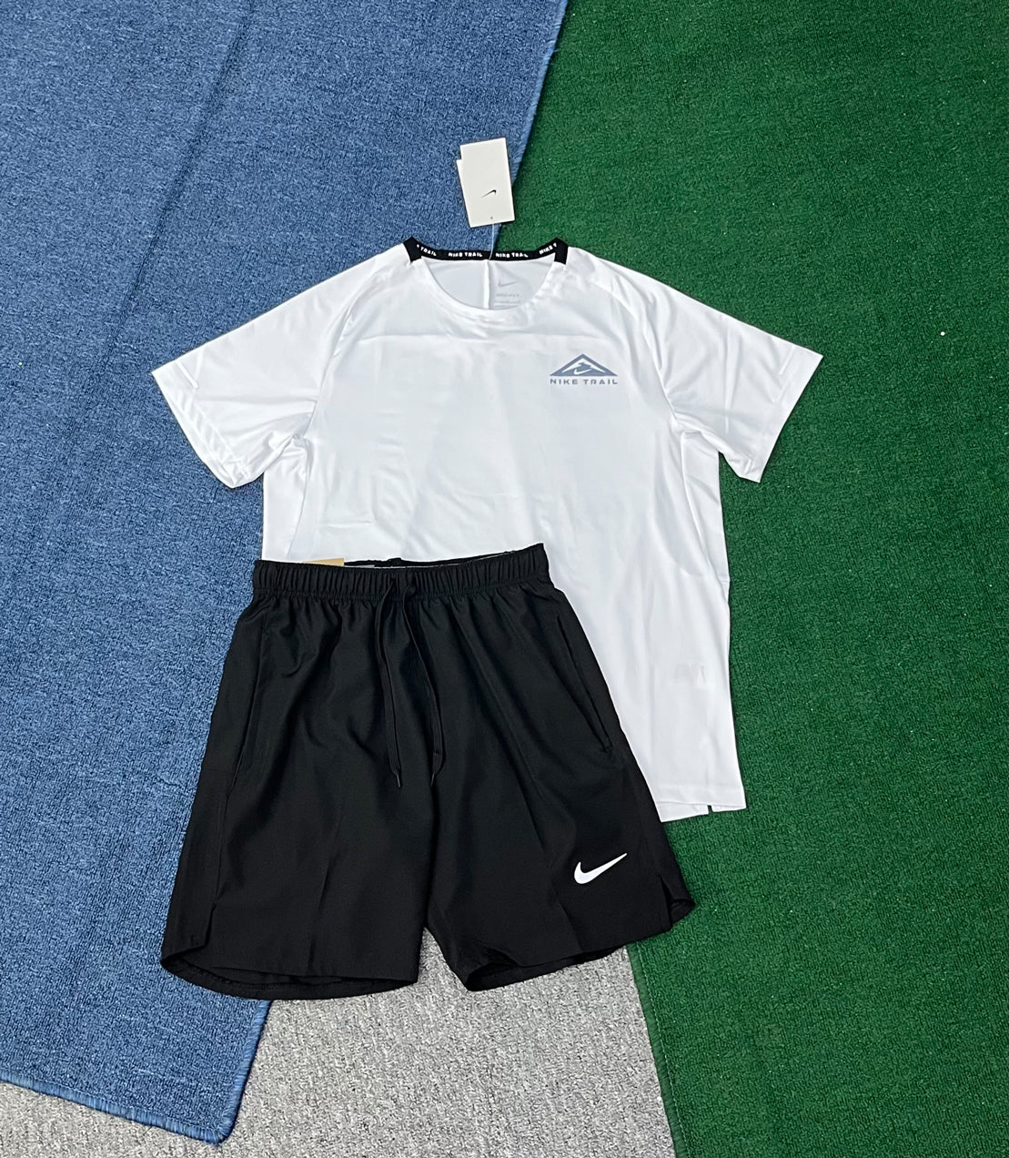 890+218 Summer Running Sports T-shirt and Shorts Kit Low Price Men's 100% Polyester Quick Dry Lightweight Summer Tracksuit