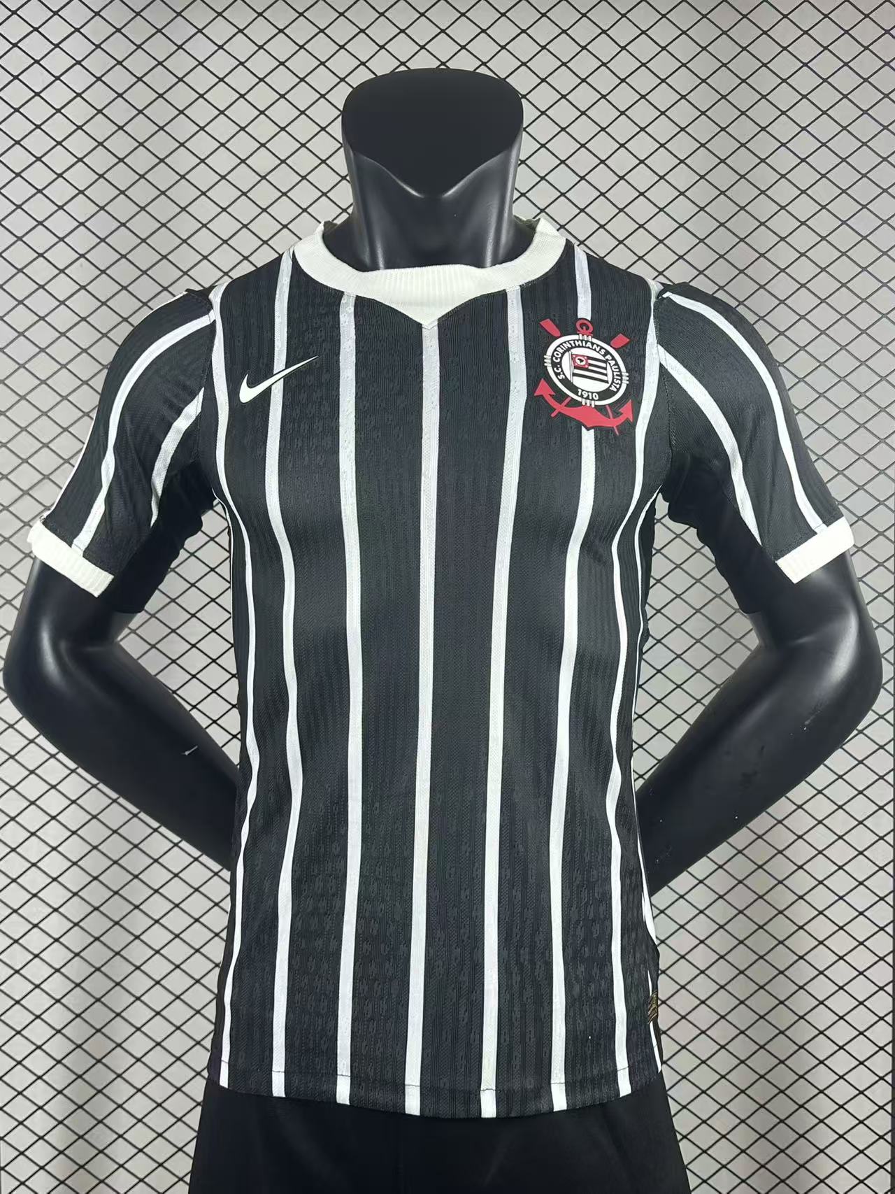 26-27Corinthians away game Wholesale Football Wear Jersey Quick Dry Uniform Overseas Stylish Training Soccer T-shirts for Men