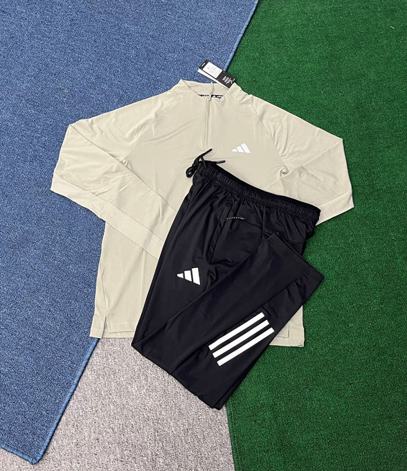 BL1622+LP802 Mens Lightweight Windbreaker Set Breathable Active Tracksuit Shirts and Pants Comfortable Outdoor Running Sports