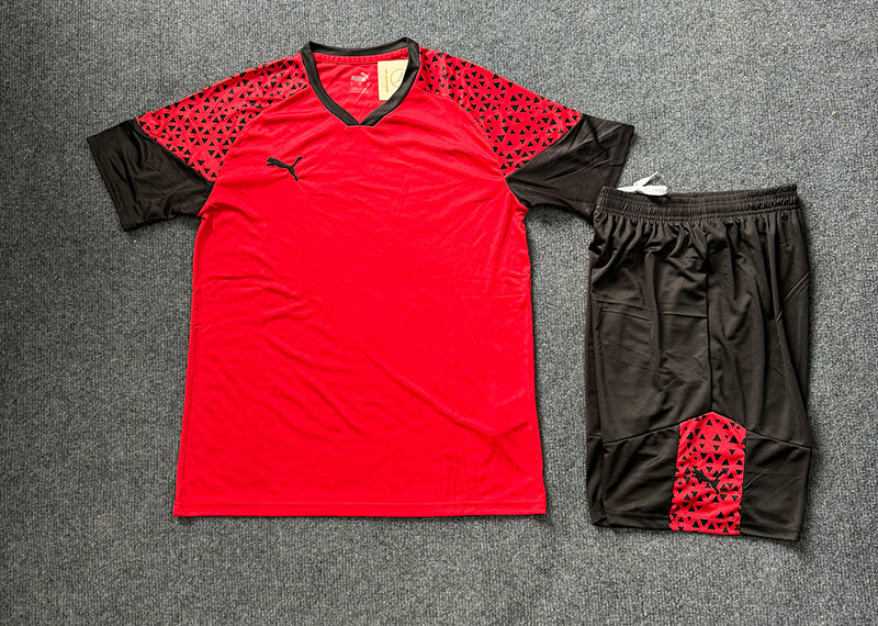 P002 Quick Dry Training Clothes Soccer Shirts Short Sleeve Football Wear Team Uniforms Soccer Sportswear For Men