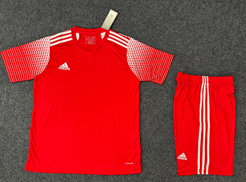 R010 Mens Breathable Soccer Uniform Adult Sublimation Football Jersey Polyester Football Soccer Wear Set