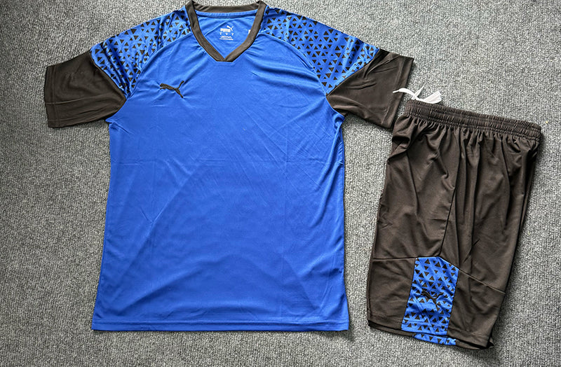 P002 Quick Dry Training Clothes Soccer Shirts Short Sleeve Football Wear Team Uniforms Soccer Sportswear For Men