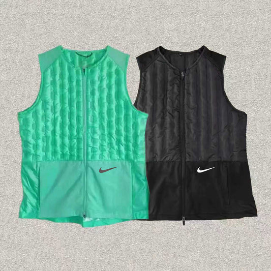 V-003 Custom High Quality Men's Soccer Vest Lightweight Down Jacket Zipper Pocket Black Vestes Pour Hommes Winter Vest