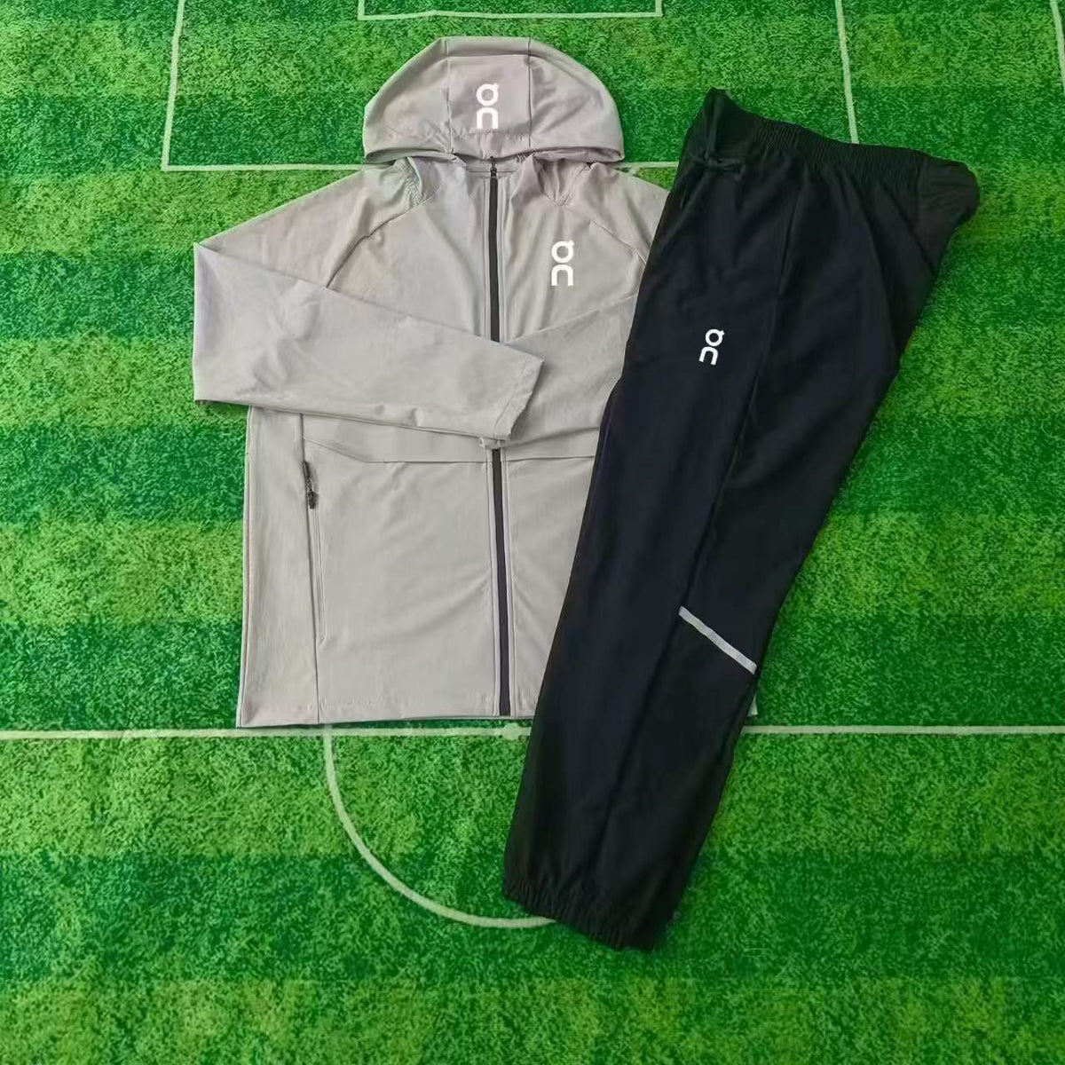 Men's Sporty Tracksuit Set Zip Up Jacket And Pants Athletic Training Running Workout Gym Casual Regular Fit Lightweight