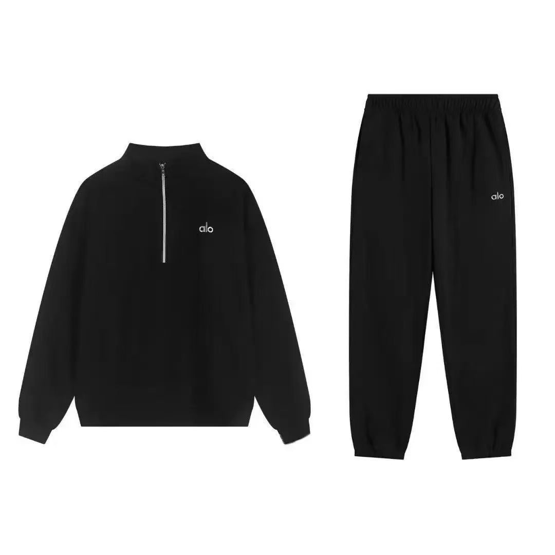 SC-0004 Custom Winter Heavyweight Solid Training Jogging Comfortable Zipper Hooded Casual Two Piece Set Men's Tracksuits