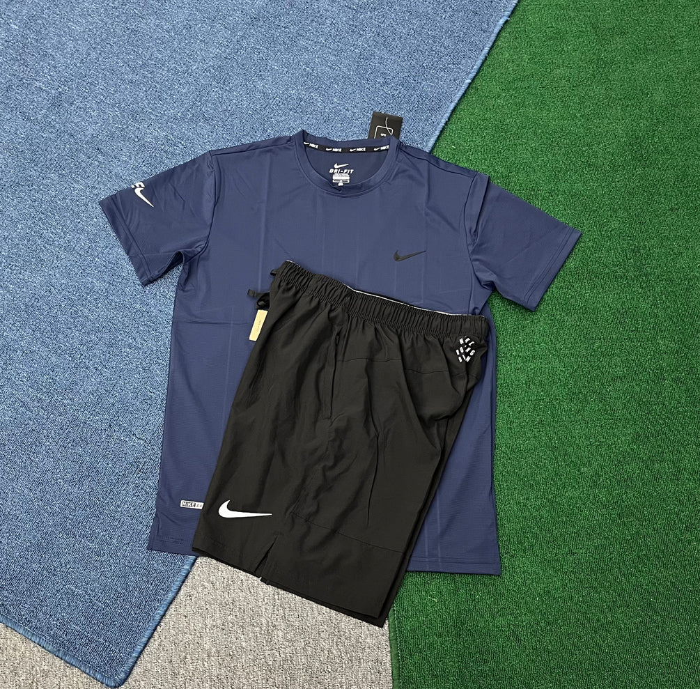 1243+975 Custom Men's Performance Training Set Quick Dry Athletic T Shirt Shorts Gym Workout Running Activewear Sportswear