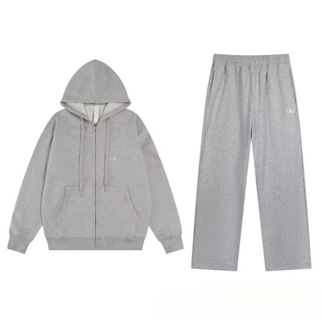 Men's Tracksuits Set Full Zip Jacket Hoodie Sweatsuit Running Sport Pants Outfits for Men with Zipper Pockets OEM ODM