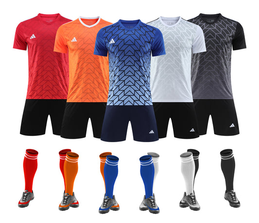 R005 24-25 Adults Football Team Wear Automated Cutting Breathable Soccer Wear Custom Soccer Jersey