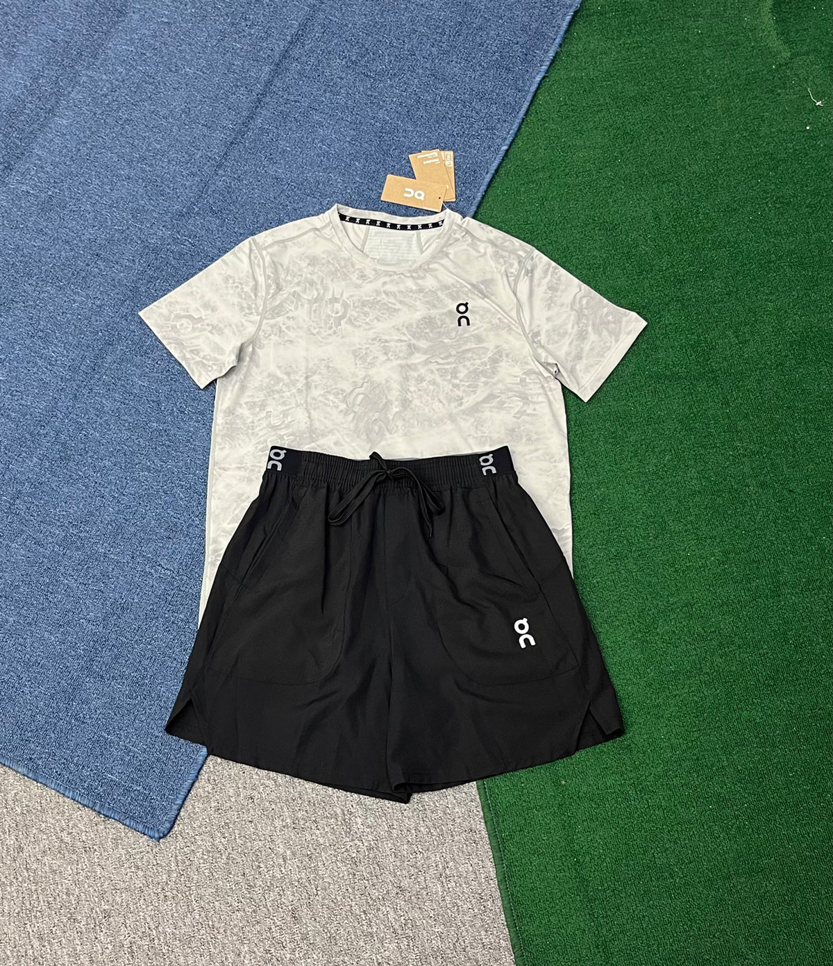 2709+2344 OEM High Quality Men's Quick Dry Breathable Training & Jogging Short Set Custom Logo Comfortable Set