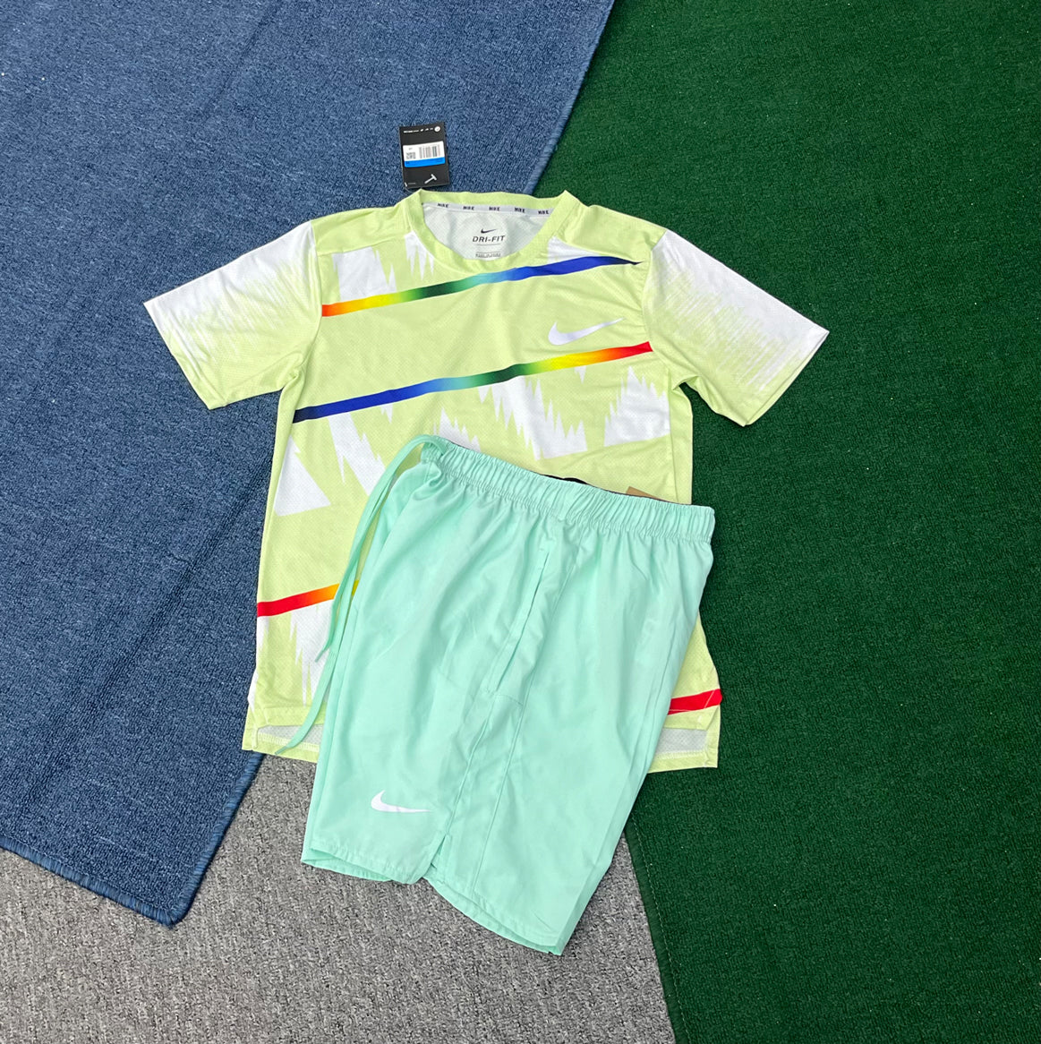 A005+218 Design Summer Clothes Short Tracksuits Men Running Short Set Jogging Suit for Men Two Piece Short Set