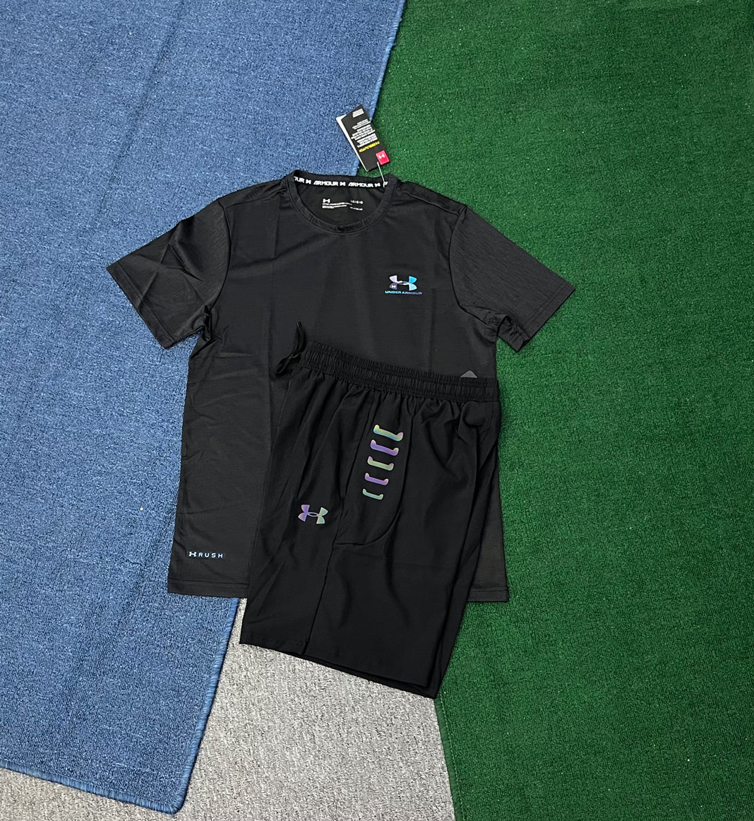 A321+216 Breathable Men Shorts Set Quick Dry Shirt and Shorts for Running Training or Fitness Custom Logo Breathable Sportswear