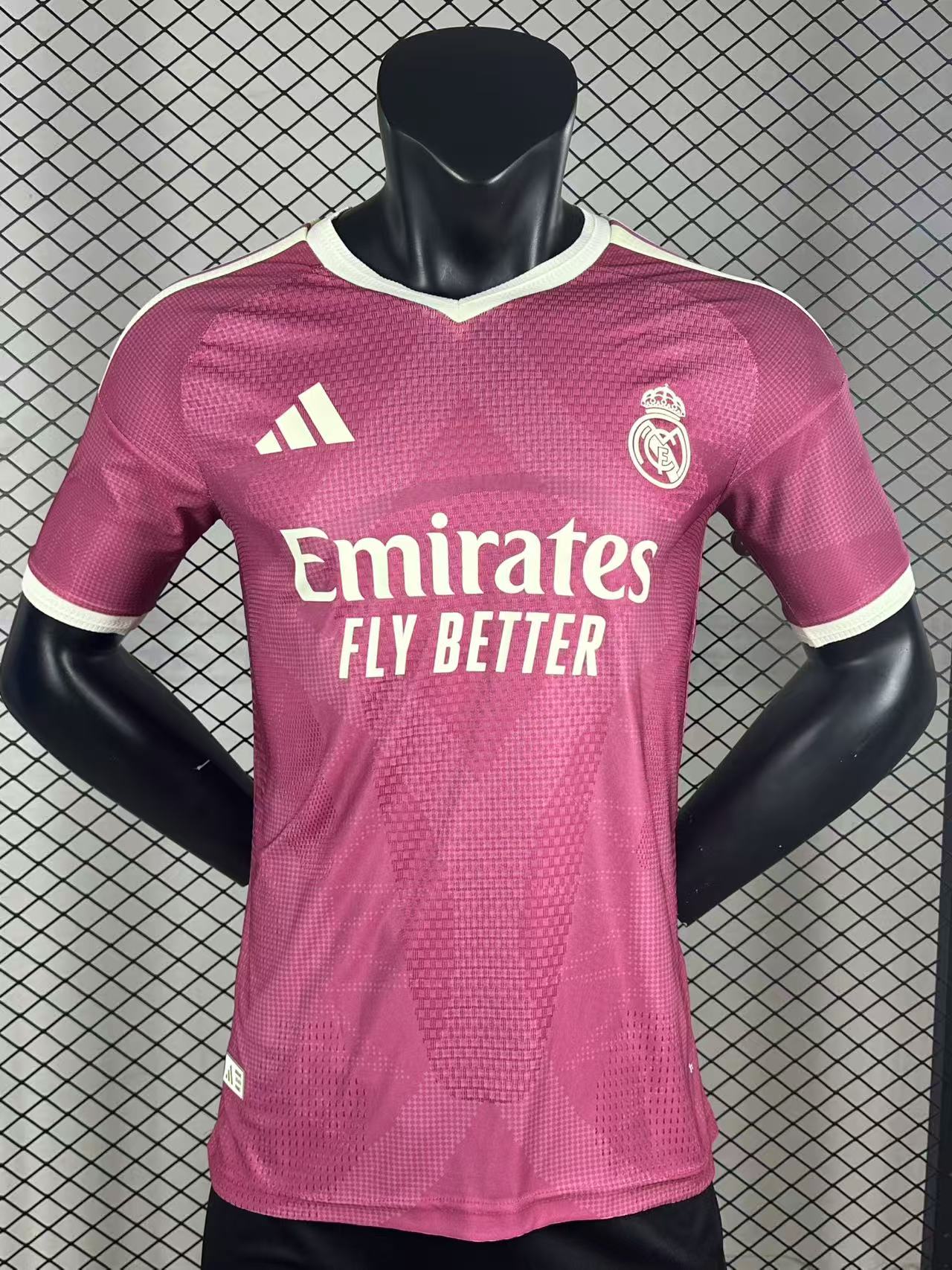 26-27Real Madrid's second away Retro Men's Football Jersey Breathable 100% Polyester Sublimation Printed Quick Dry Uniform
