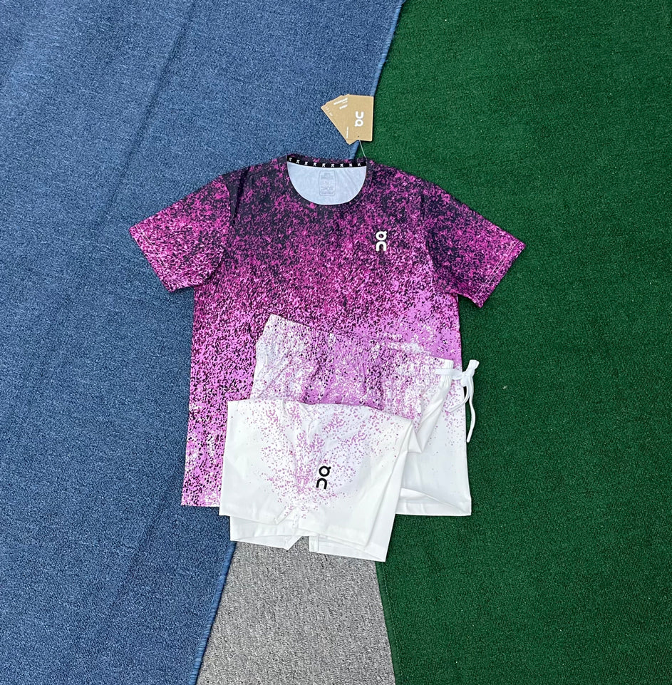 D888+666 Fashion Summer 2 Piece Set Man Clothes Breathable Running Men's T Shirt and Short Sets Short Sleeve Men Summer Sets