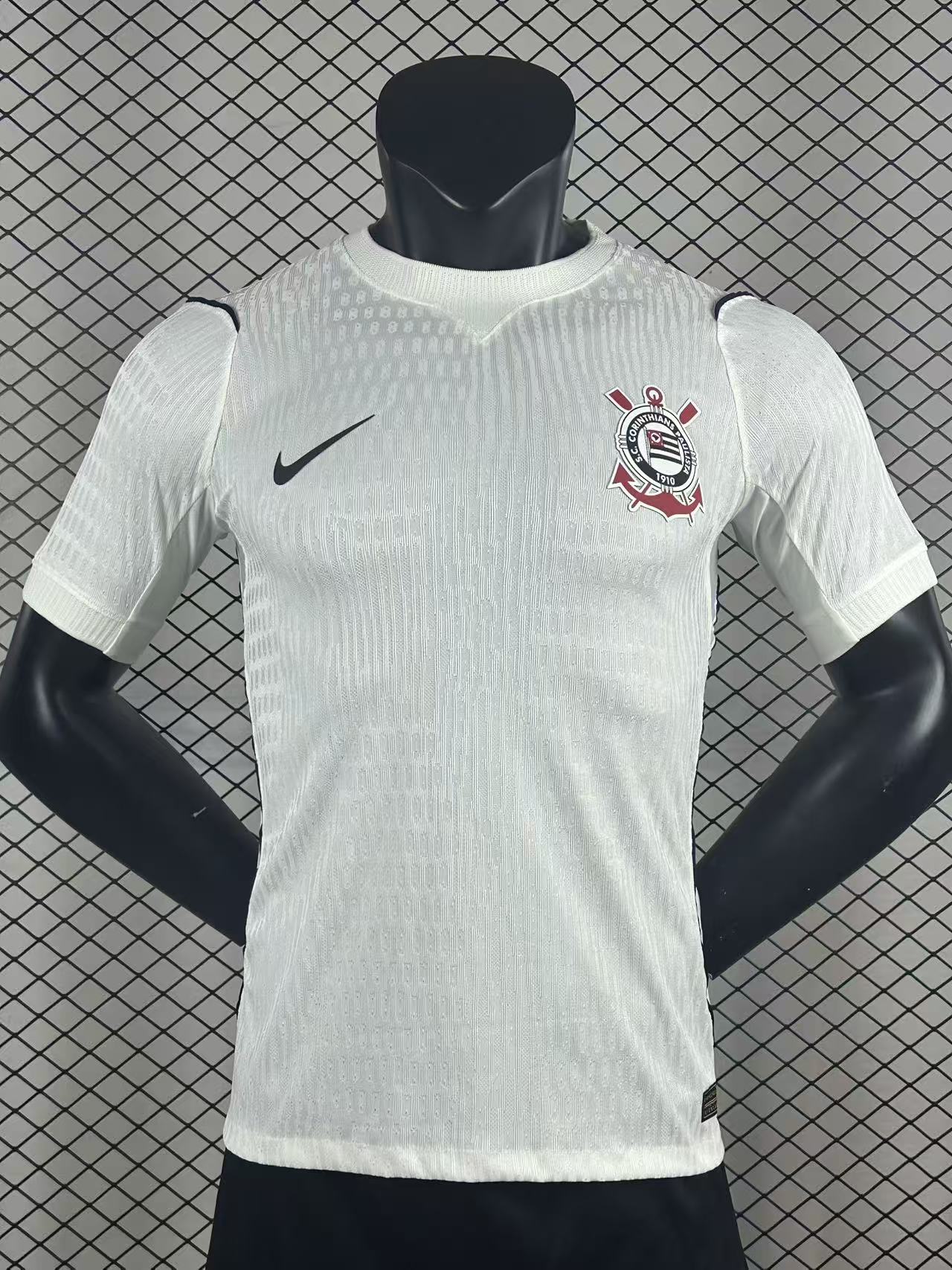 26-27Corinthians home ground High Quality Custom Soccer Jerseys Shirt ODM Wholesale Polyester Breathable Quick Dry Football Team Uniform for Men