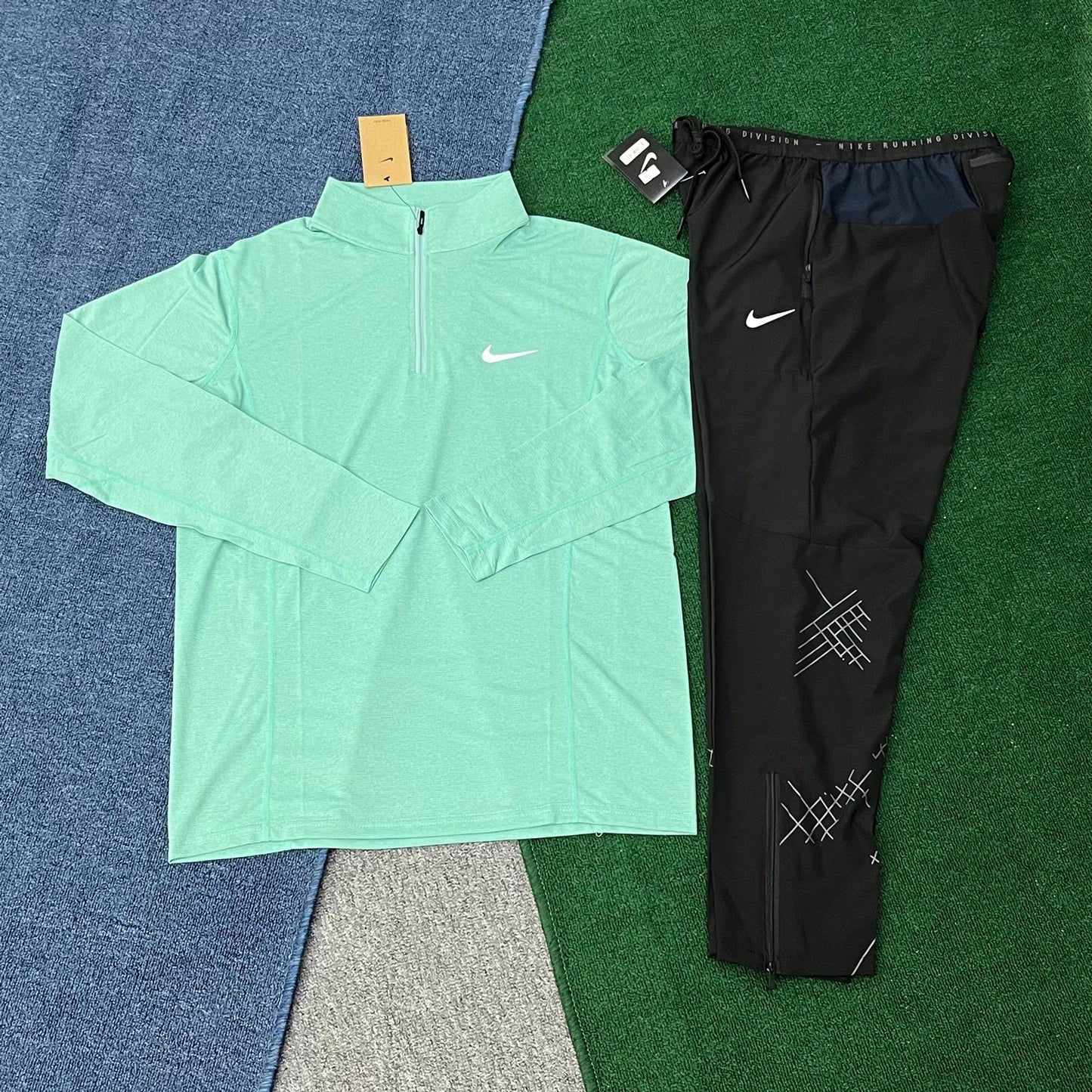 C213+7505 Soccer Sport Long Sleeve Shirt Polyester Joggers Training Sets Workout Men Shirts Pants Slim Fit Training Sets Sports Running