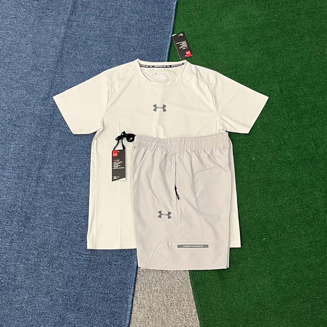 RY1188+RY0264 Wholesale Printed Fitness and Hiking Outdoor Sets Quick-drying Breathable Running Shorts Sports Suits Summer Wear