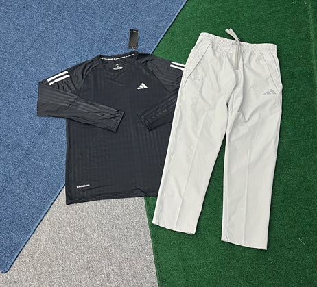 LP805+1240 Men's Custom Casual Windbreaker Set 2 Piece Sportswear Quick Dry Shirts Jogger Pants Outdoor Running Training Tracksuit