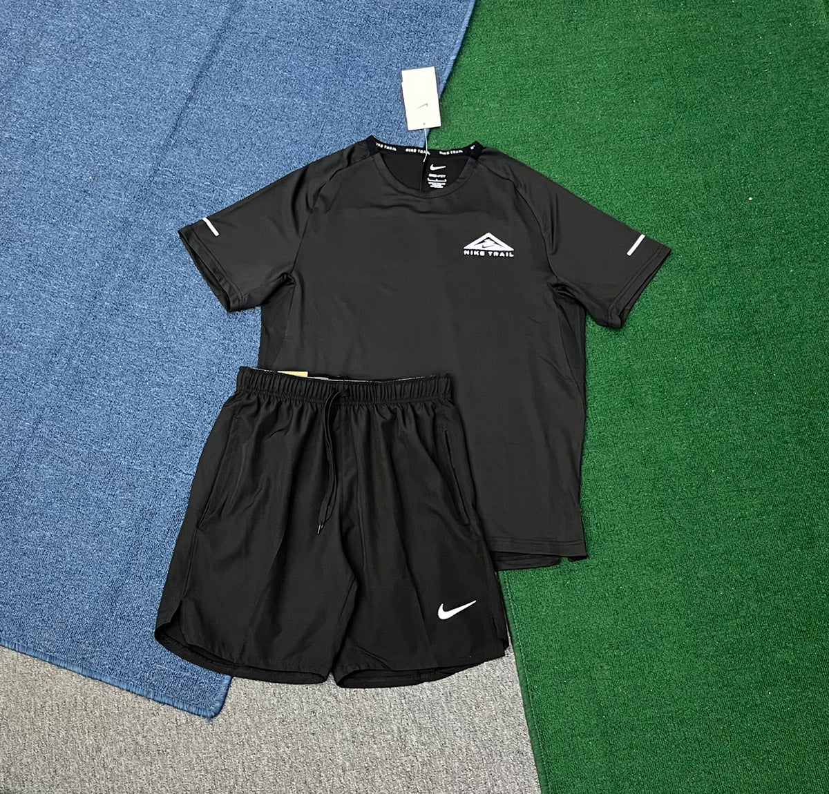 890+218 Summer Running Sports T-shirt and Shorts Kit Low Price Men's 100% Polyester Quick Dry Lightweight Summer Tracksuit