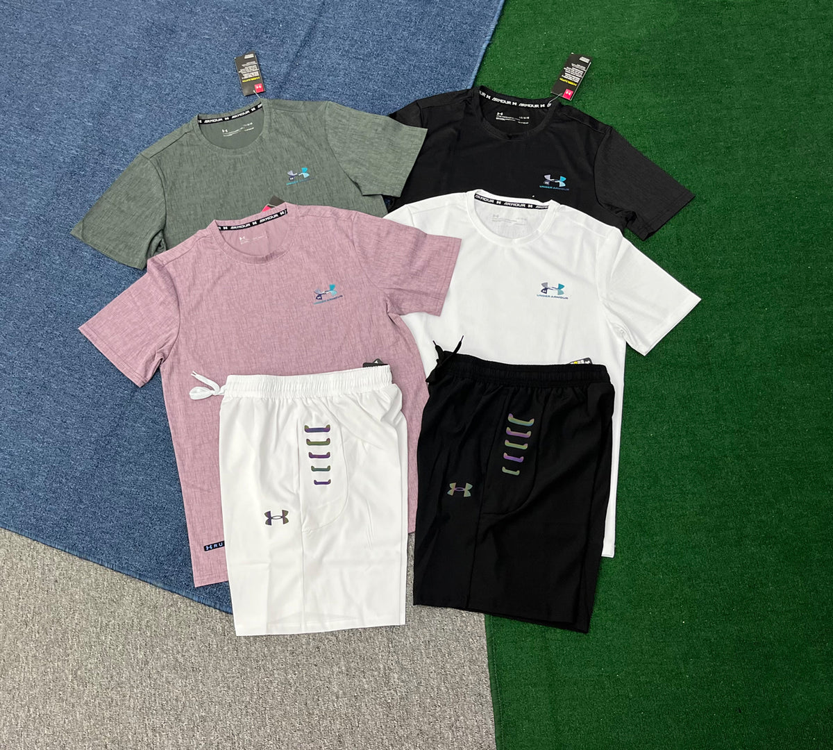 A321+216 Breathable Men Shorts Set Quick Dry Shirt and Shorts for Running Training or Fitness Custom Logo Breathable Sportswear