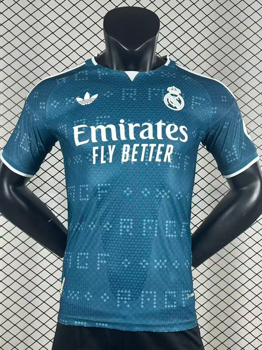 26-27Real Madrid away Retro Customised Sport T High Quality Men'S Uniform Custom Football Jersey T-Shirts Shirts & Tops Jerseys Soccer Shirt