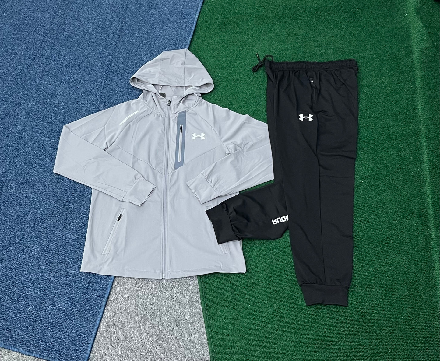 759 Custom Soccer Mens Zip up Sport Joggers Set Windbreaker Jacket Set Two Pieces Jacket and Pants Jogging Track Suit for Men