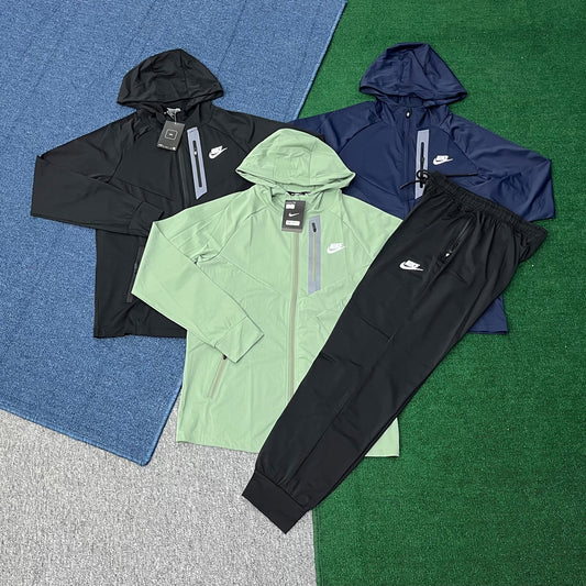 757 Jogging Set Custom Sweatsuit Windbreaker Jacket Tracksuit for Men Lightweight Sport Running Jacket and Pants Kits with Logo