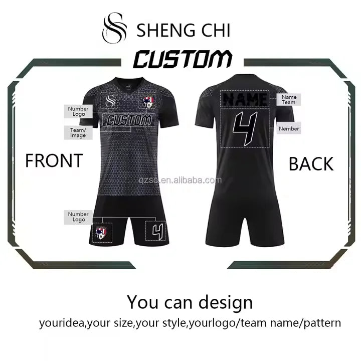 New Design Team Wear Football Jersey Maillot De Foot Custom Soccer Footwear Maillots De Football Shirt Mens Soccer Uniform