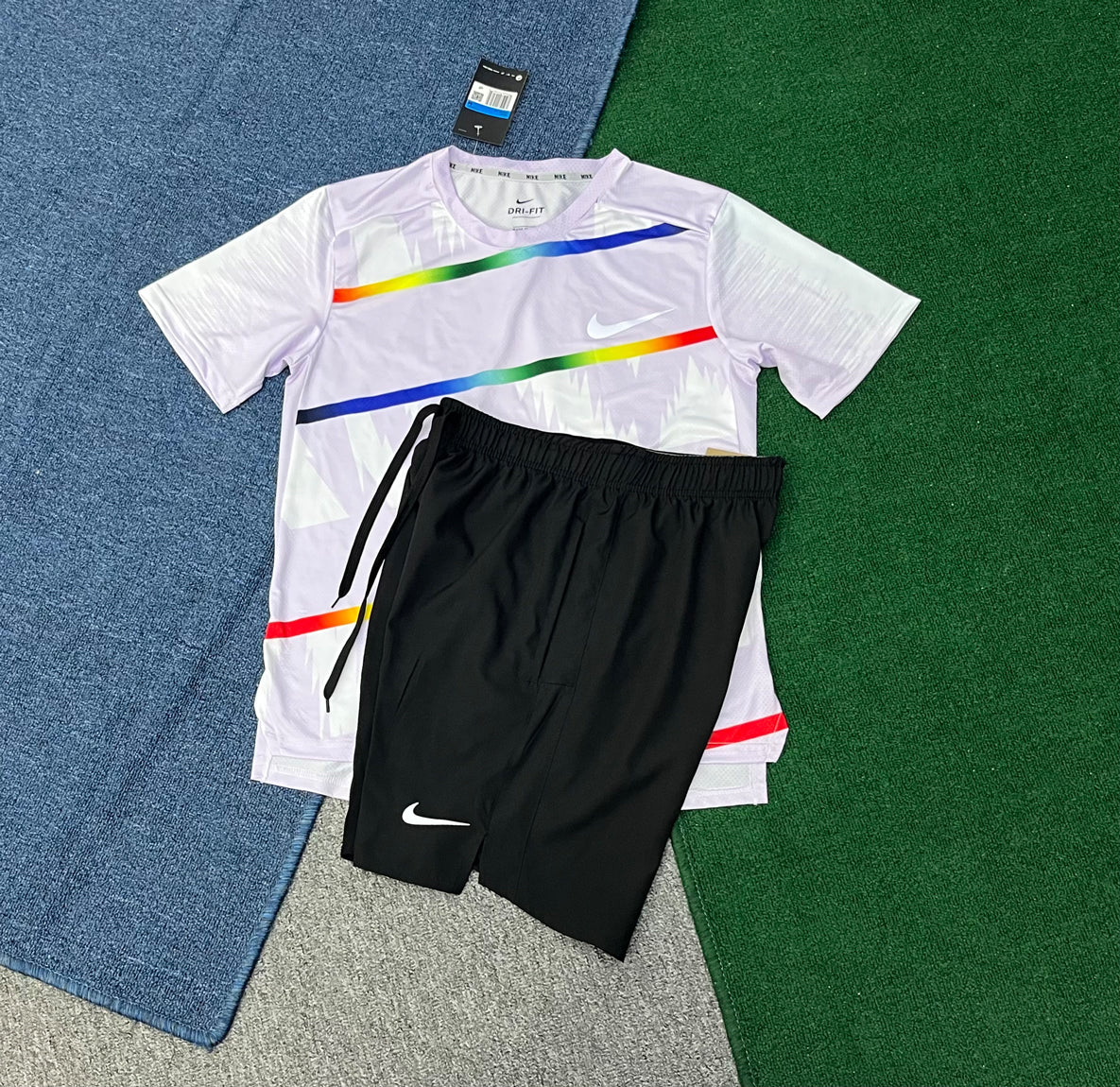 A005+218 Design Summer Clothes Short Tracksuits Men Running Short Set Jogging Suit for Men Two Piece Short Set