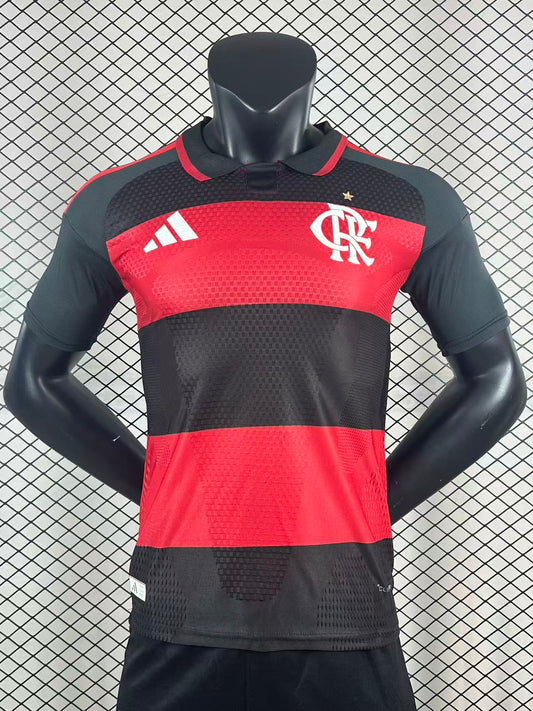 26-27Flamengo's home ground Mens Adult Football Jerseys Custom Printing Team Uniforms Short-Sleeve Soccer Apparel Quick Dry Polyester