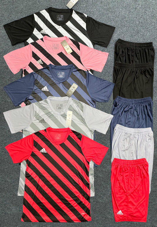 R010 Mens Breathable Soccer Uniform Adult Sublimation Football Jersey Polyester Football Soccer Wear Set