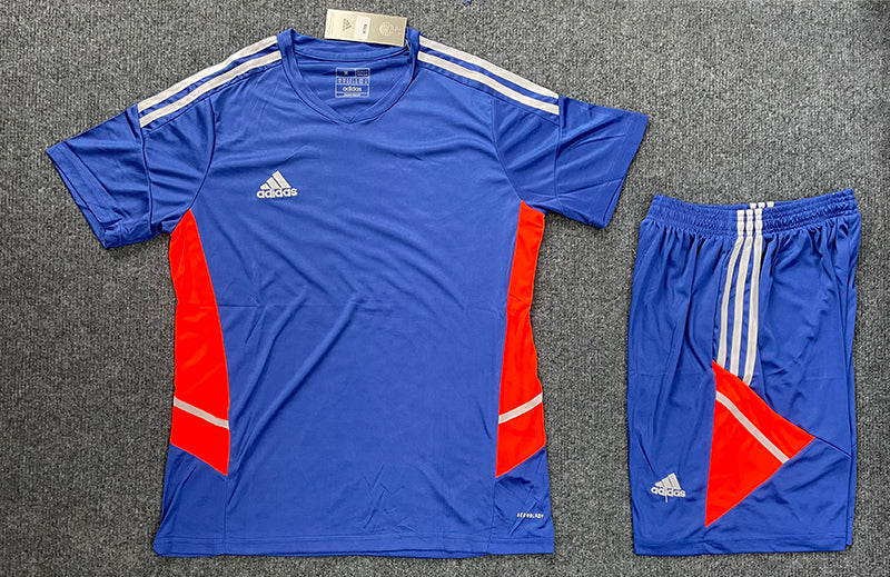 R003 Training Wear Futbol Breathable Men Short Sleeve Soccer Jersey Set Customized Soccer Wear