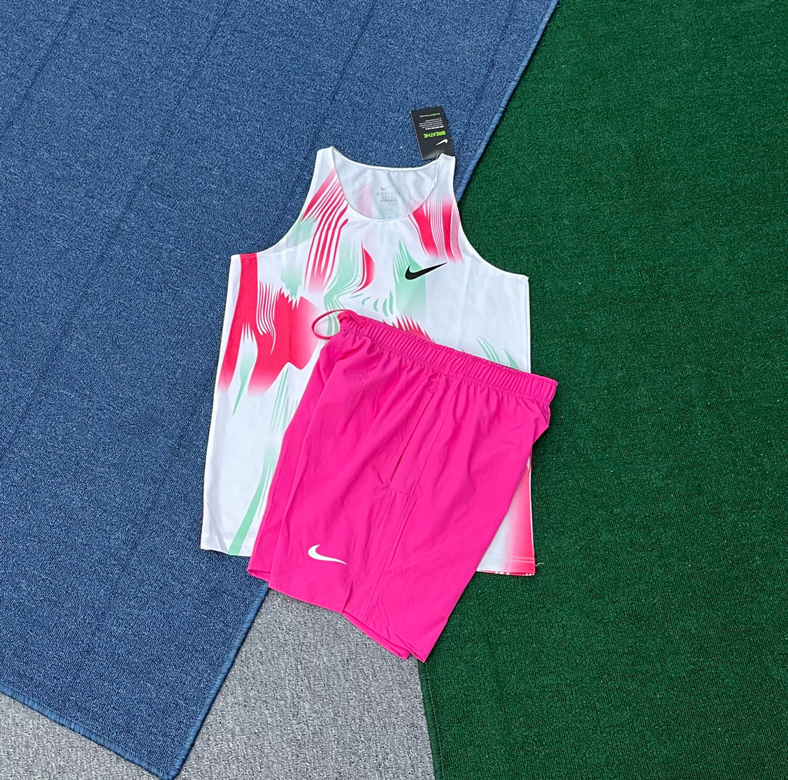 B003+D218 Wholesale Cheap Men's Breathable Tracksuit Vest Shorts Set Custom Summer Shorts Outdoor Casual 2 Piece Matching Set