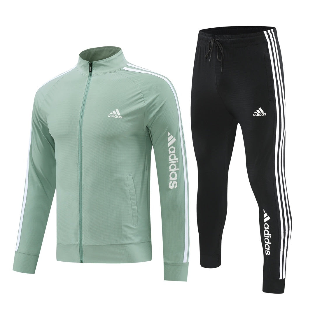 753 Men Winter Black Tracksuit Set Full Zip Athletic Jacket Jogger Pants Sportswear Training Gym Running Fitness Casual