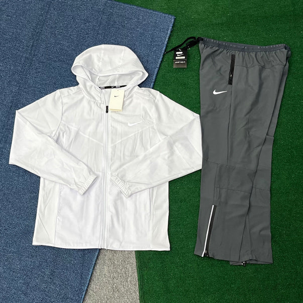 2201+7503 Custom Men Running Outdoor Sportswear Reflective Zip up Polyester Windbreaker Tracksuit Track Jacket and Pants Set