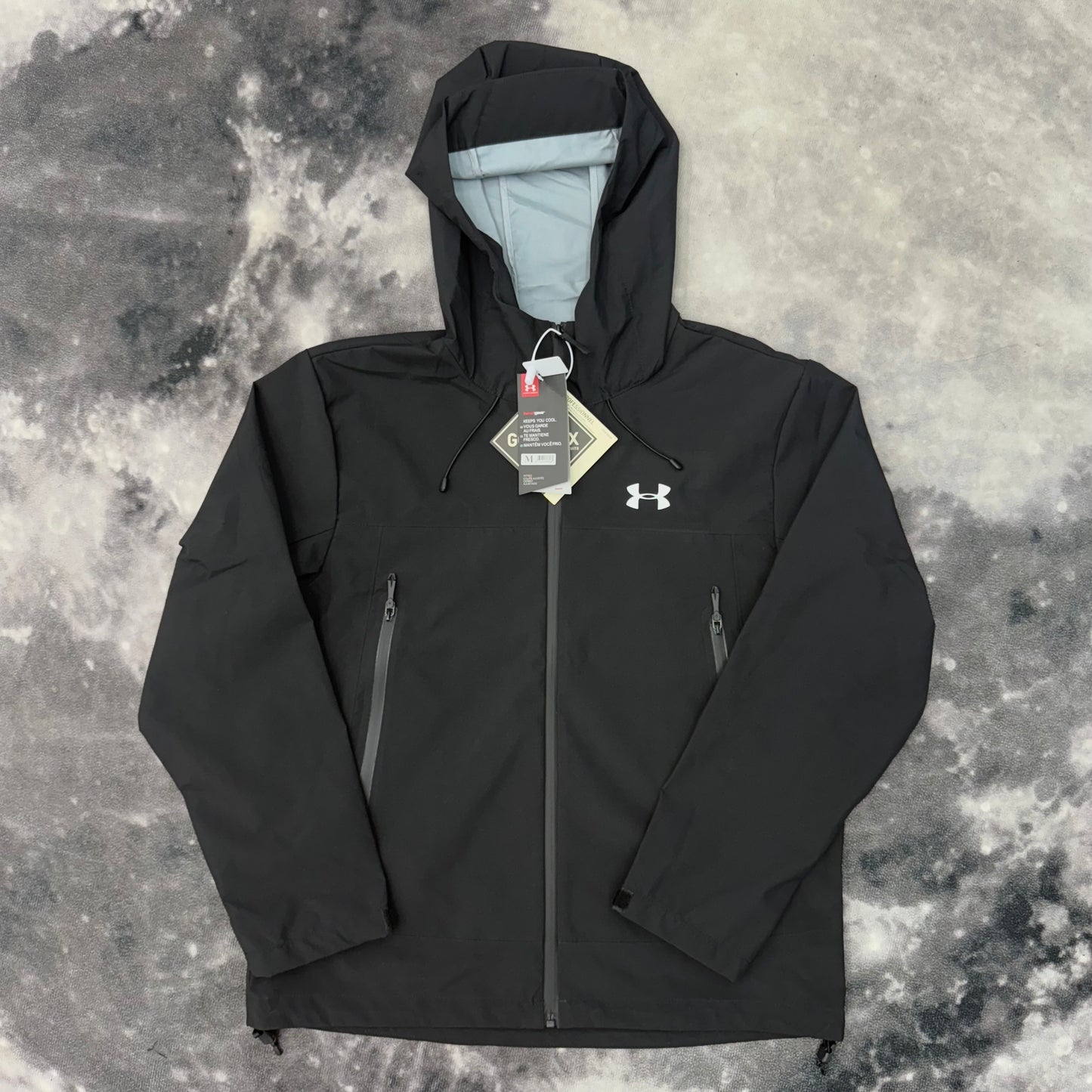 Y01 Men's Windbreaker Jacket Waterproof Lightweight Hooded Hiking Breathable Cotton Tracksuit Outdoor Running Training Jacket