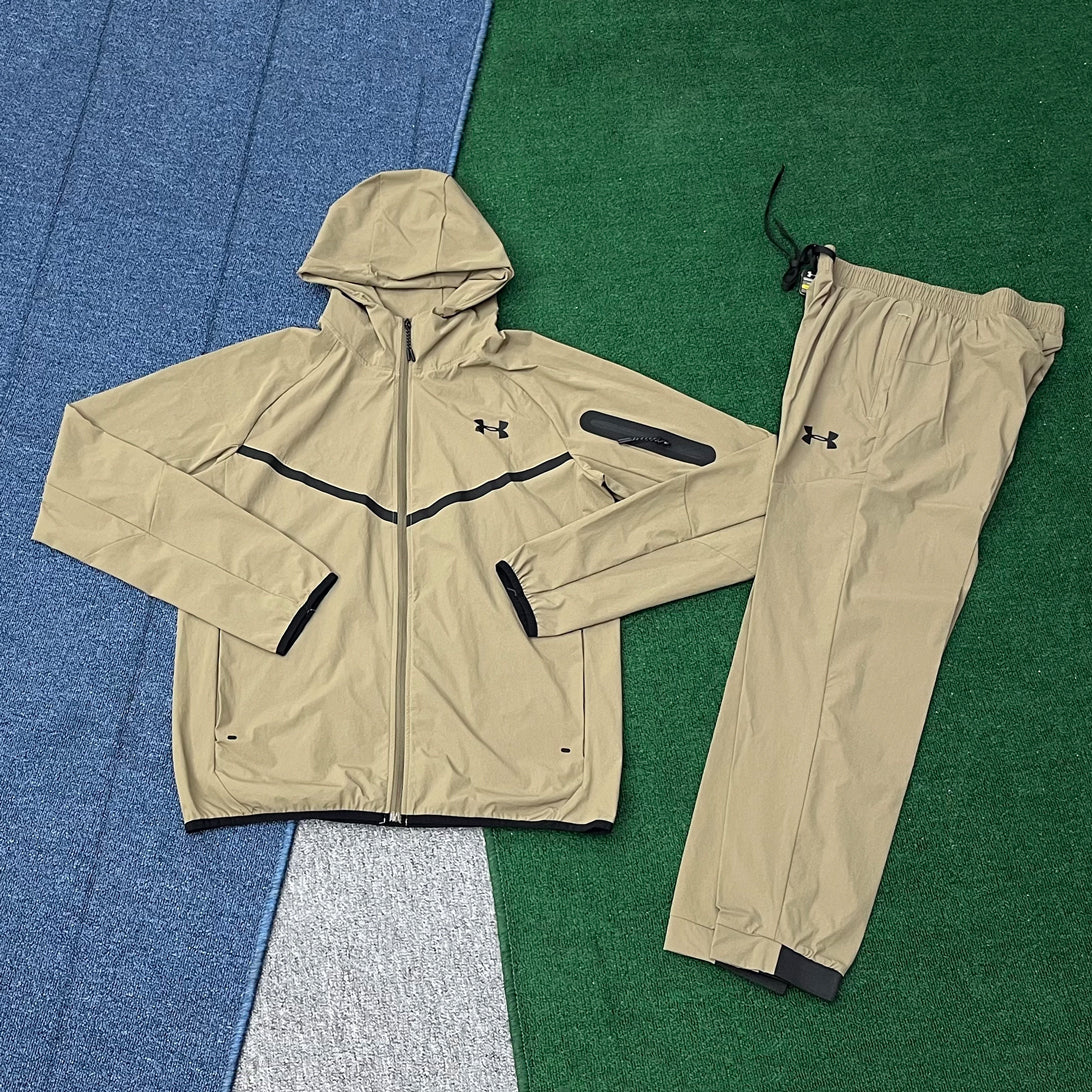 81304 Soccer Sportswear Jacket Breathable Full Zip up Tracksuit Jogger Sets for Men Lightweight Running Men's Jacket and Pants Set