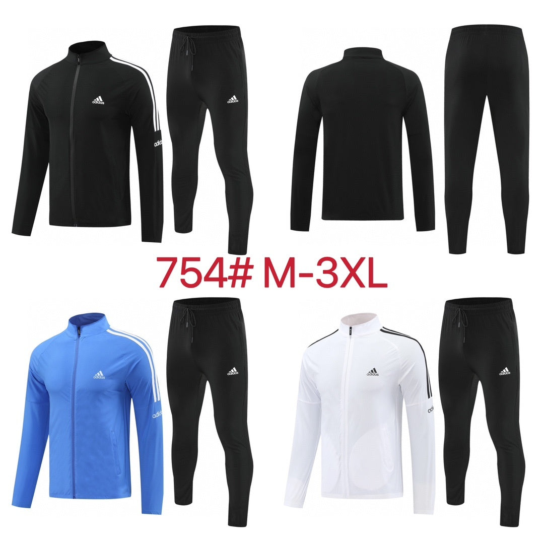 754 Men's Custom Joggers Suits Set Breathable Sports Waterproof 100%Polyester Nylon Windbreaker Tracksuits Jackets for Men
