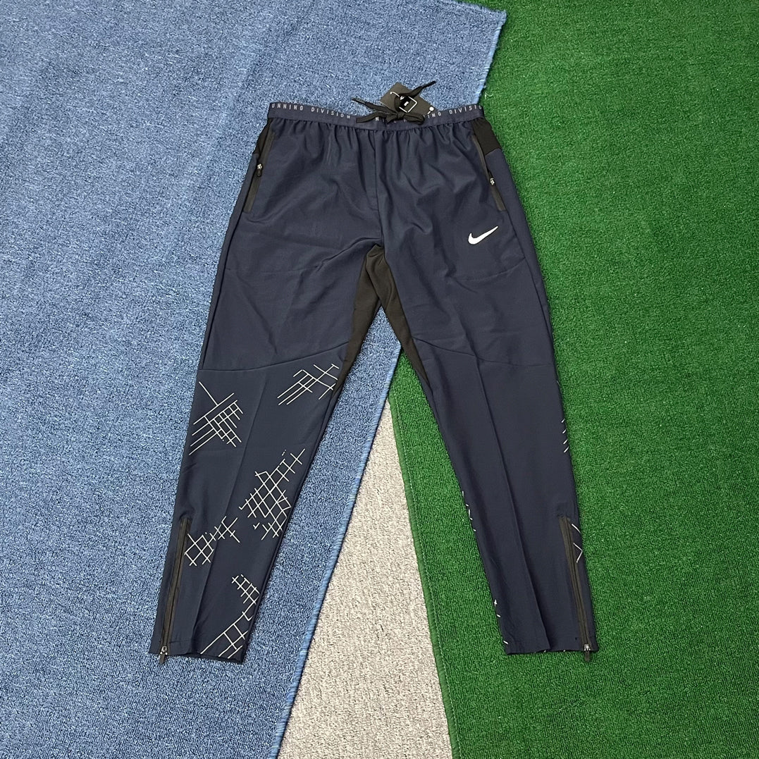 7505 Soccer Sports Quick Drying Pants Men's Outdoor Running Training Pants Breathable Lightweight Joggers with Zipper Mens Trousers