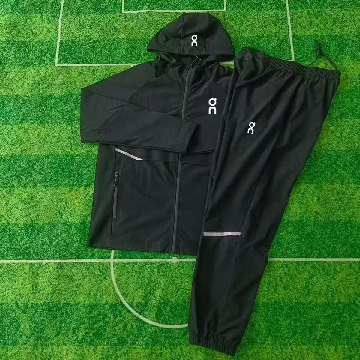 Men's Sporty Tracksuit Set Zip Up Jacket And Pants Athletic Training Running Workout Gym Casual Regular Fit Lightweight