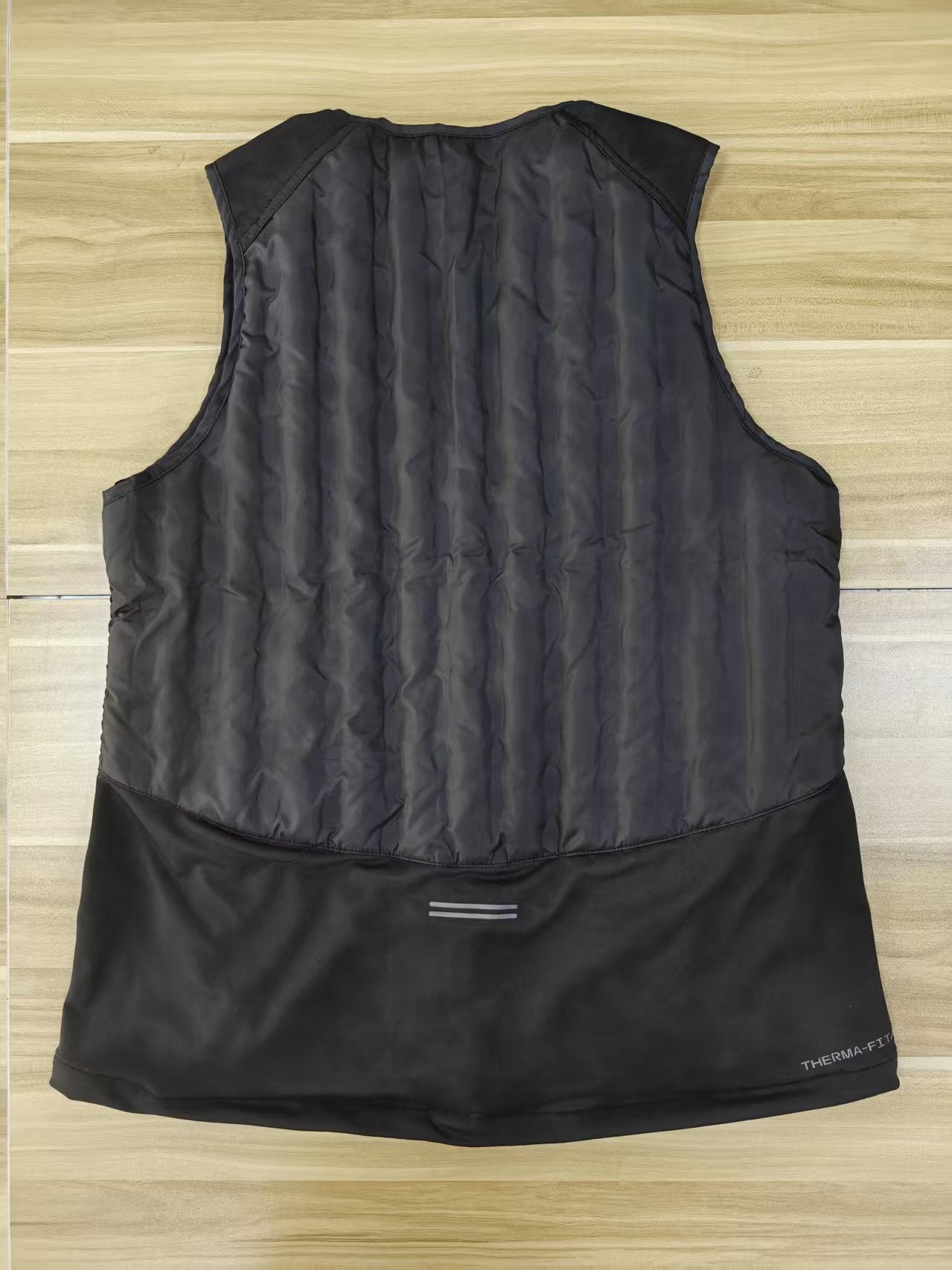 V-003 Custom High Quality Men's Soccer Vest Lightweight Down Jacket Zipper Pocket Black Vestes Pour Hommes Winter Vest