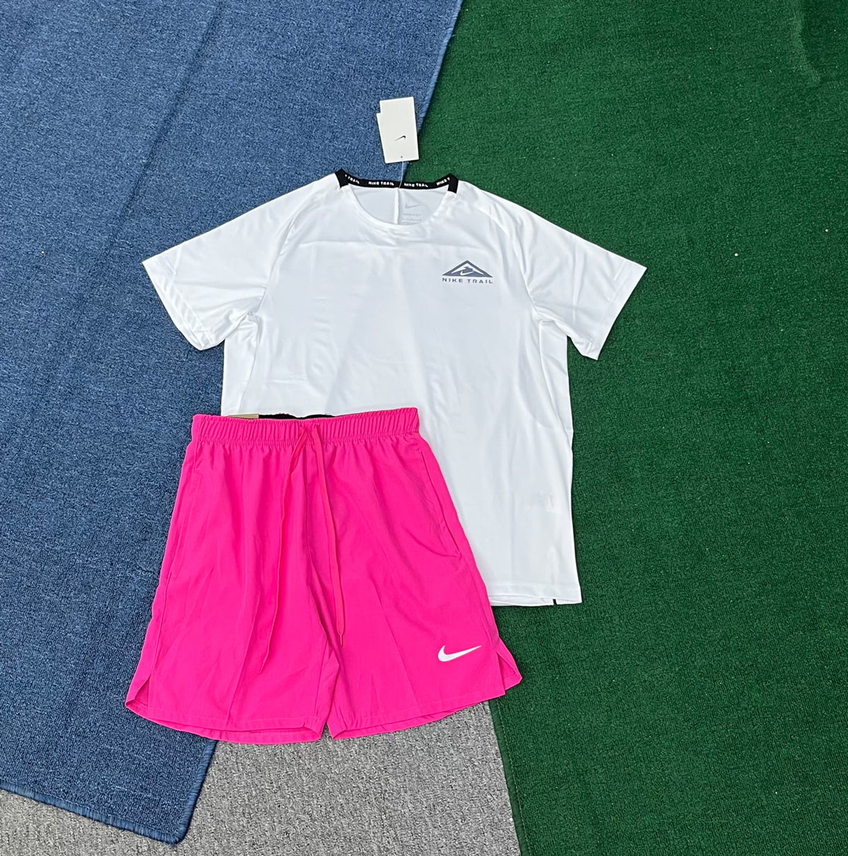 890+218 Summer Running Sports T-shirt and Shorts Kit Low Price Men's 100% Polyester Quick Dry Lightweight Summer Tracksuit