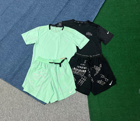 A228+D228 Wholesale Printed Fitness and Hiking Outdoor Sets Quick-drying Breathable Running Shorts Sports Suits Summer Wear