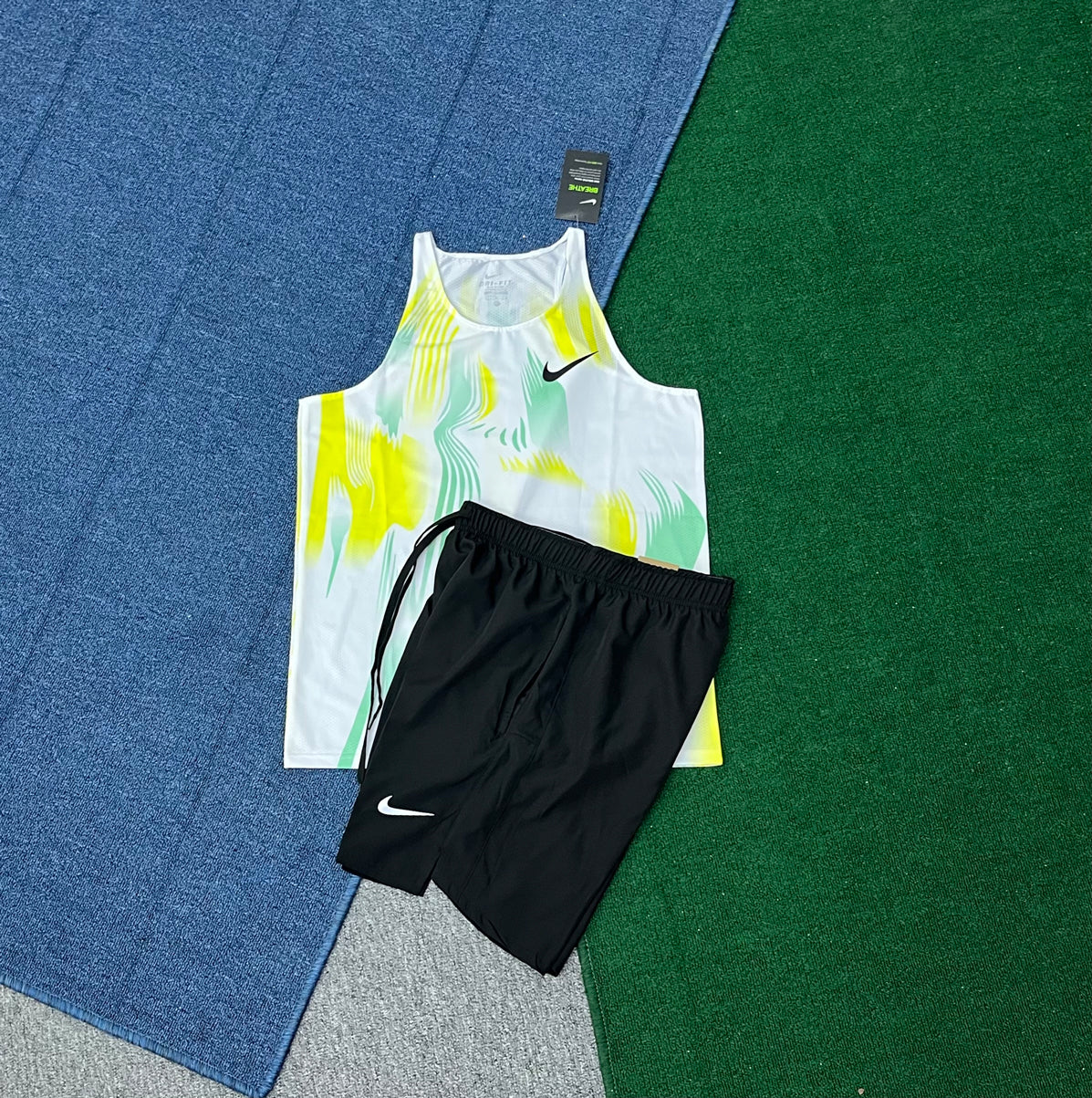 B003+D218 Wholesale Cheap Men's Breathable Tracksuit Vest Shorts Set Custom Summer Shorts Outdoor Casual 2 Piece Matching Set
