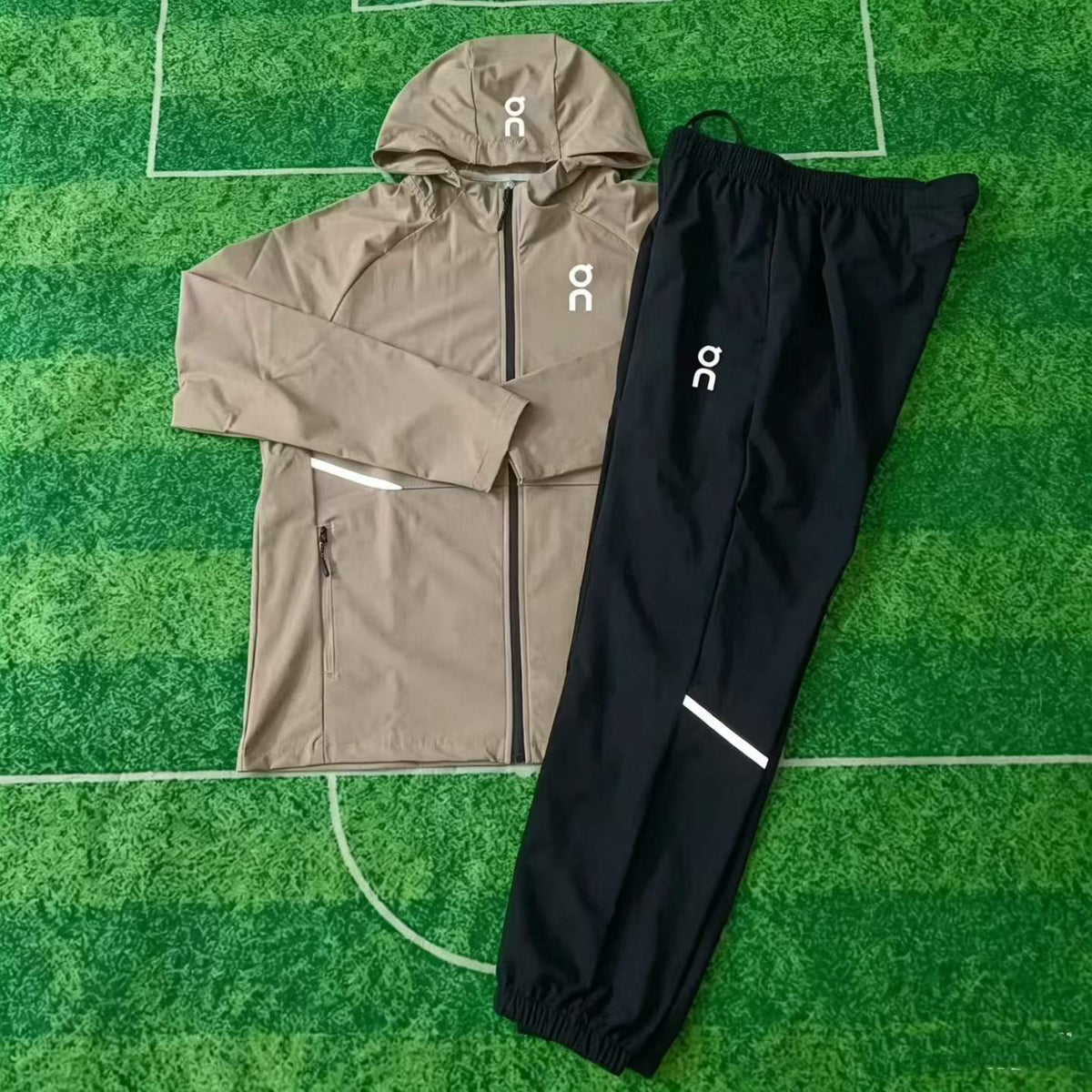 Men's Sporty Tracksuit Set Zip Up Jacket And Pants Athletic Training Running Workout Gym Casual Regular Fit Lightweight